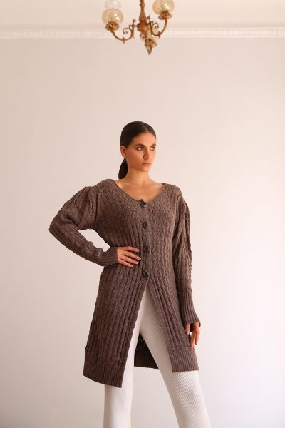 shell long cardigan Nima