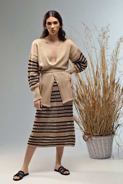 cardigan dobly knitted ss 21 Nima liminal collection