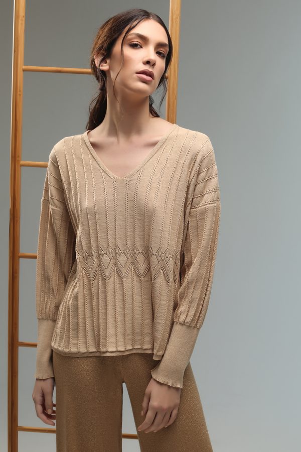 maira knitted blouse Nima liminal ss 21 collection