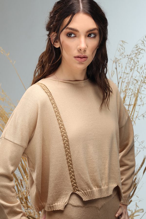 short long sleeve knitted blouse Nima ss 21