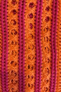 Orange with Fuchsia